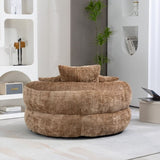 COOLMORE Lazy Sofa Durable Comfort Lounger High Back Bean Bag Chair Couch With Three Pillows for W395P252063