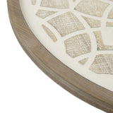 Round Two-tone Medallion Wall Decor B03598801