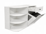 Laundry Cabinet with Drawer and shelf, Tilt-Out Laundry Hamper, Freestanding Style, Inadjustable W331P471372