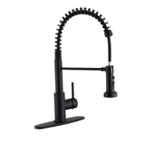 Premium Stainless Steel Pull-Out Kitchen Faucet with Flexible Spray Head for Effortless Sink Tasks T3609P347454