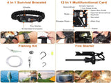 125 in 1 Survival Kits, Gifts Men, Professional Survival Gear Equipment Tools First Aid Supplies 95802270