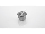 24 Inch Linear Shower Drain with Removable Square Patterned Grate, 304 Stainless Steel with Hair 65920613
