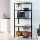5 Tier Storage Rack Wire Shelving Unit Storage Shelves 63382395