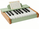 18-Key Wooden Kids Piano with Music Stand, Pastel Color Toddler Musical Toy, Educational Keyboard 73230329