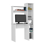 Versalles Writintg Desk, Two Superior Shelves, Five Cubbies -White B20092000