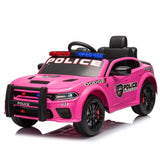 ZNTS Licensed Dodge Charger,12v Kids ride on police car W/Parents Remote Control,anti-collision W1396P172630