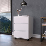 Vienna Three Drawers Filing Cabinet, Roller Blade Glide B128P148827