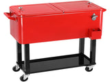 80Qt Red Box Black Square Foot Tube With Drain Pipe Freezer Incubator 63610746