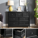 Modern 7 Drawers Dresser 7 Drawers Cabinet,Chest of Drawers Closet Organizers and Clothes W2275P149785