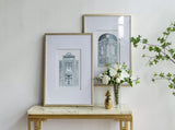 Set of 2 Fake Pencil Architectual Wall Art, Wall Decor Accent, 24" x 32" W2078130277