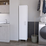 Storage Cabinet Buccan, Laundry, White Finish B092123126