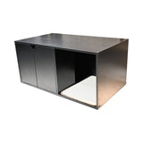 35.83" Cat Litter Box Enclosure Hidden Furniture , Modern Black Cat House with W1412P271585