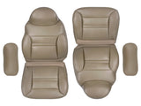 Front Bottom Top Leather Seat Cover Tan fit for Ford Excursion Limited 2000-01 00075115