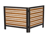 2-Panel Outdoor Air Conditioner Fence Screen, Outsideood Privacy Fence, Backyard Garden Patio 38" W2640P290610