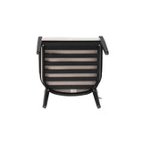 Outdoor Patio K/D Aluminum Stationary Dining Chairs 4PCS with Outdoor-grade Sunbrella Fabric W1886P163107