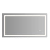 LED Bathroom Mirror 60x 32 Inch with lights, anti-Fog & Dimming Led Bathroom Vanity Mirror W134070939