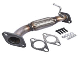 Exhaust Front Flex Pipe without Oxygen Sensor Ports Compatible with Hyundai Sonata 2011-2015 Kia 37313076