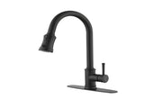 Single Handle High Arc Pull Out Kitchen Faucet,Single Level Stainless Steel Kitchen Sink Faucets 75411374