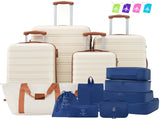 Hardshell Luggage Sets 4 pcs Bag Spinner Suitcase with TSA Lock Lightweight-16