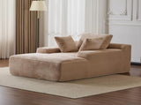 Oversized Chaise Lounge Chair Cozy Cloud Couch, Modern Plush Corduroy Upholstered Sleeper Sofa 19645752