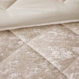 Twin/Twin XL Velvet Comforter Set with Throw Pillow B035P203251