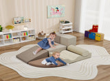 7-Piece Indoor Climbing Foam for Kids, Soft PU Toddler Climbing Toys, Indoor Climb and Crawl N710P325522E
