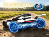 White 24V Electric Drift Go Kart, 7.5 MPH Max Speed, Adjustable Seat Growing Kids, Slow Start 58066727