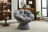 ZNTS Oversized Swivel Accent Chair, 360 Swivel Barrel Chair, Papasan Chair for Living Room Bedroom W1752P172292