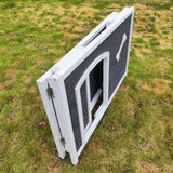 Large Wooden Dog House, Outdoor Waterproof Dog Cage, Windproof and Warm Dog Kennel Easy to Assemble W77352531