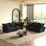 90.55" Modern Comfy Upholstered Sofa Cloud Couch, Deep Seat Couches with Multiple Large Soft W1885P234641