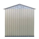 Outdoor Storage Garden Shed 5FTx3FT Apex Roof White W2794P243307