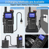 BAOFENG K5PLUS 10w Ham Radio Long Range Portable Handheld Walkie Talkies Long 42342344