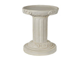 20.08" Sculptures Garden Statues, Large Roman Column Pedestal Cylinder Style, Magnesium Oxide Stone W6572P574582