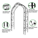 Metal Garden Assemble Freely with 8 Styles Garden Arbor Trellis Climbing Plants Support Rose W158681100