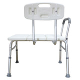 ZNTS Medical Bathroom Safety Shower Tub Aluminium Alloy Bath Chair Transfer Bench with Wide Seat & Padded 48856399