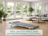 Walking Pad Treadmill 15% Auto Incline, Under Desk Treadmill 80211595