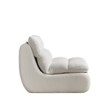 Modern Compressed Lounge Chair with Ottoman, Cozy Corduroy Recliner for Small Spaces, Living Room, 15564665