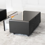 Modern Smart Coffee Table with Built-in Fridge, Bluetooth Speaker, Wireless Charging, Touch Control W1172P175395