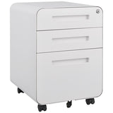 ZNTS 3 Drawer Mobile File Cabinet Under Desk Office,Simple Style Versatile Storage Cabinet for W1247P145905