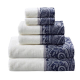6 Piece Jacquard Towel Set B03598773
