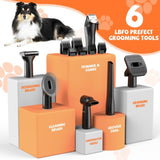 ZNTS Dog Grooming Kit, Pet Hair Vacuum and Dog Dryer 5 Pet Grooming Tools, 600w Dog Grooming Vacuum 44455592