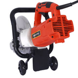 Electric 14" Cut Off Saw Wet/Dry Concrete Saw Cutter Guide Roller with Water Line Attachment 3000w W46539905
