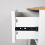 Cat Litter Box Enclosure with Scratch Pad, Hidden Litter Box Furniture, Wooden Pet House Sideboard, W1801137449