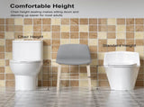 1.1/1.6 GPF Tornado Flush One-Piece Toilet with Comfort Chair Seat ADA Height 17",Powerful & Quiet W3192P412959