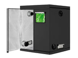 LY-120*120*200cm Home Use Dismountable Hydroponic Plant Growing Tent with Window Green & Black 10754030