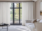 2- Piece 40x102" 300gsm poly linen curtain with 7 pinch pleat per pc B035P482982