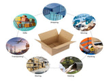 50pcs 10 "x 8" x 6 " thick 2mm corrugated cardboard box in kraft paper color 77853578