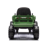 ZNTS Ride on Tractor with Trailer,24V Battery Powered Electric Tractor Toy, 200w*2motor W1396P144511