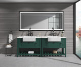 88 x8 Inch LED Bathroom Mirror with Aluminum Frame, Wall Mounted Vanity Mirror, Anti-Fog, Memory, W2287P279044