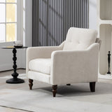 Accent Comfy Chenille Chair w/USB charging port,Mid,Soft,High-support Rebound Sponge,Ergonomic W2715P312489